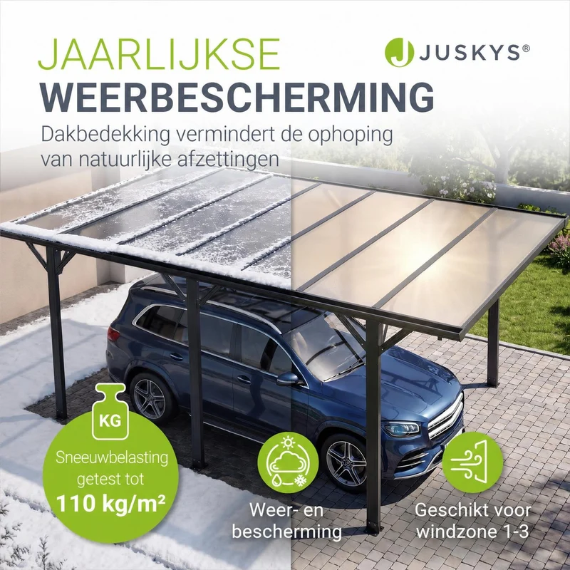 Carport 5x3 m - différents modèles