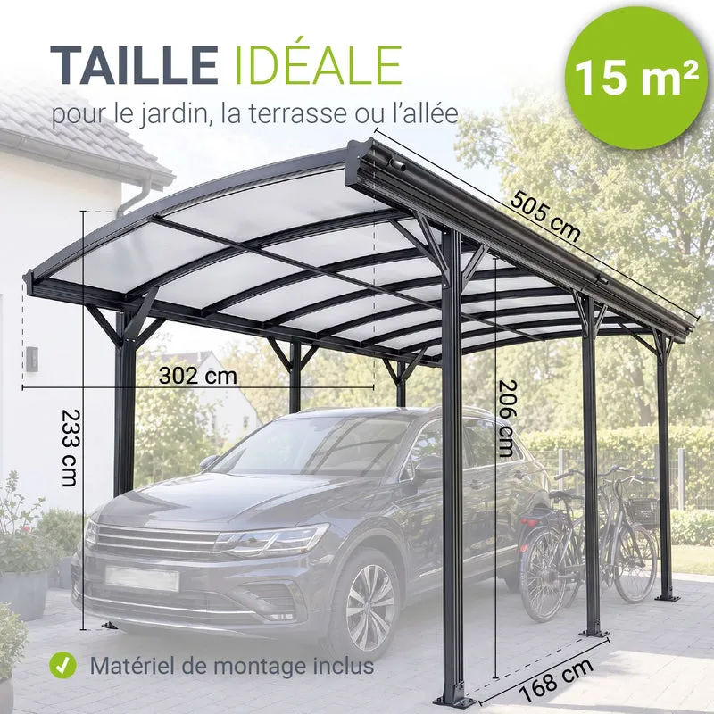 Carport 5x3 m - différents modèles