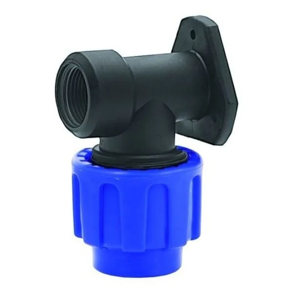 Cepex PP coude pour mur 90° Ø25mm x ¾" femelle
