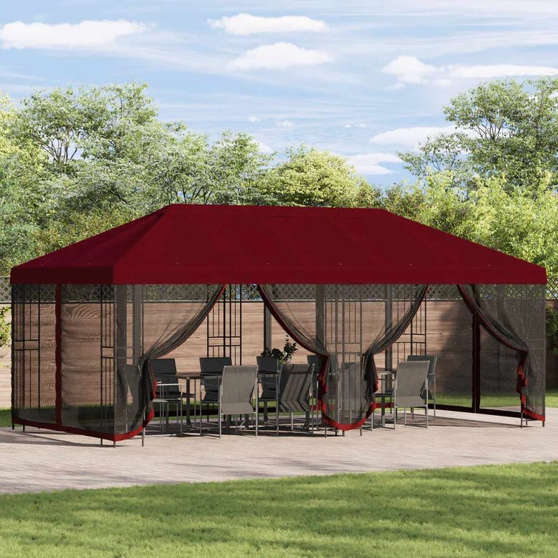 Tuinpaviljoen 6 X 3 M Polyester En Staal 190 Gsm