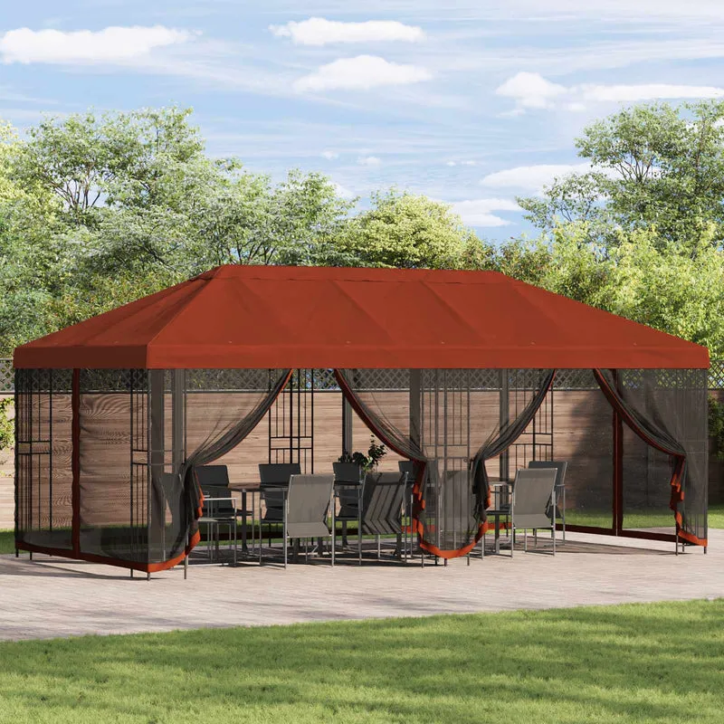 Tuinpaviljoen 6 X 3 M Polyester En Staal 190 Gsm