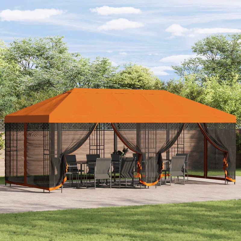 Tuinpaviljoen 6 X 3 M Polyester En Staal 190 Gsm