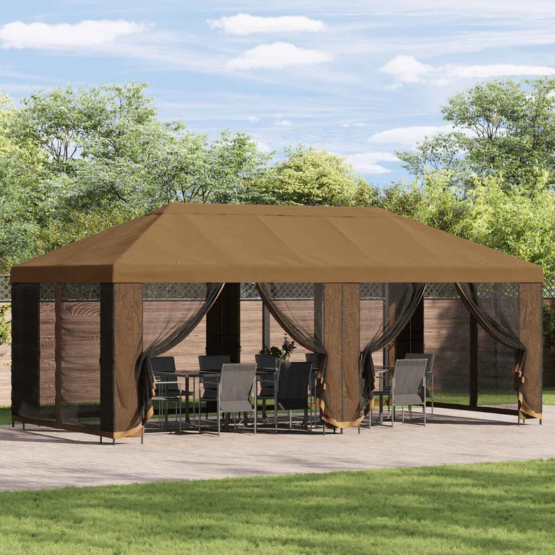 Tuinpaviljoen 6 X 3 M Polyester En Staal 190 Gsm