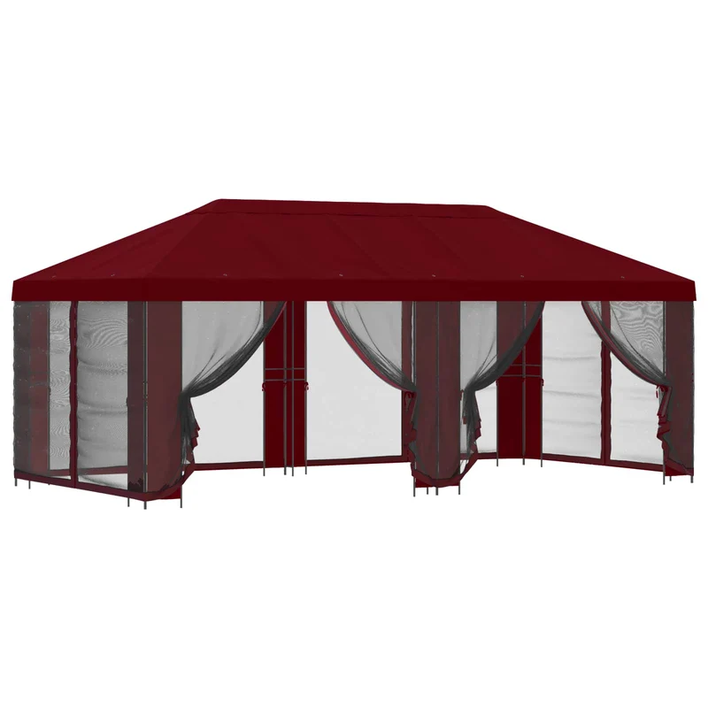 Tuin Gazebo Met Zijwanden 6 X 3 M