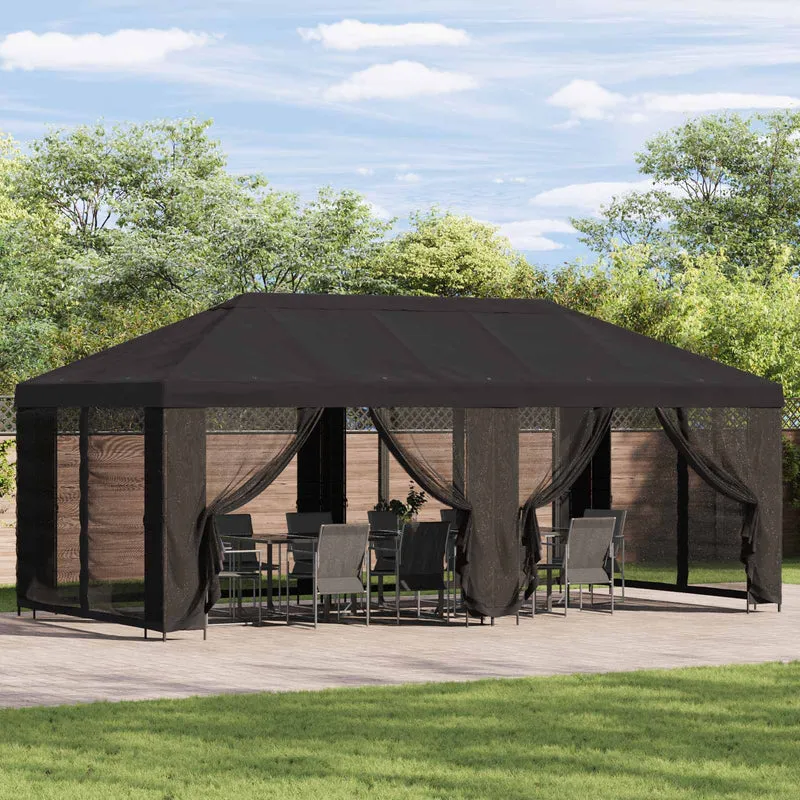 Tuin Gazebo Met Zijwanden 6 X 3 M