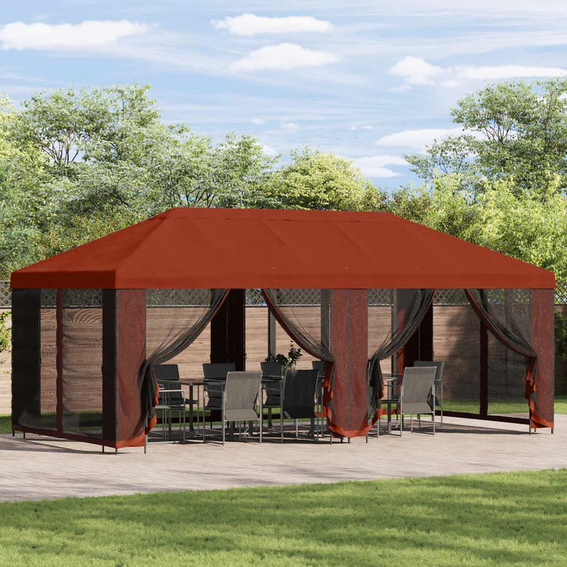 Tuin Gazebo Met Zijwanden 6 X 3 M