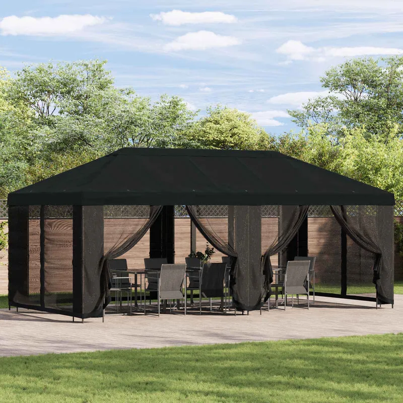 Tuin Gazebo Met Zijwanden 6 X 3 M