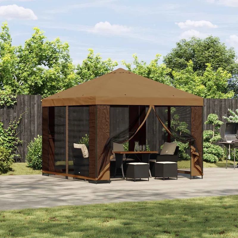 Tuin Gazebo Met Zijwanden 3 X 3 M