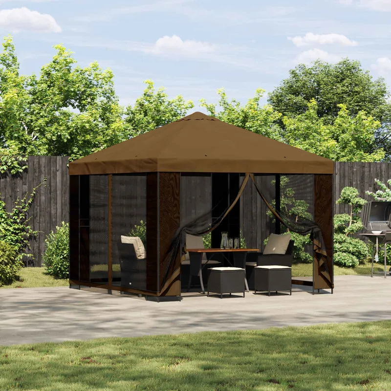 Tuin Gazebo Met Zijwanden 3 X 3 M
