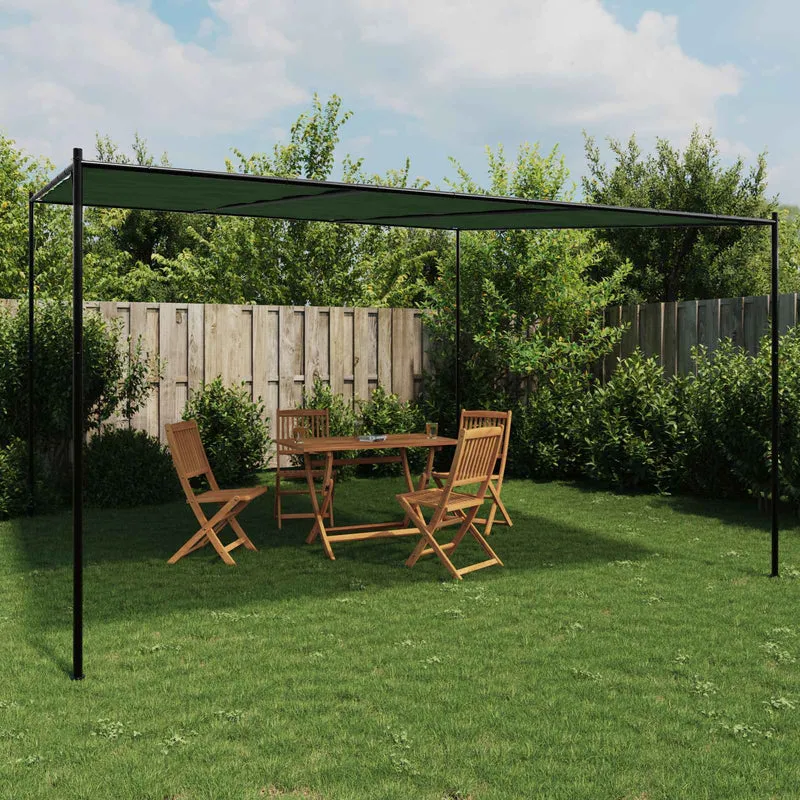 Prieel 4 X 3,98 X 2,67 M Groen Polyester En Staal