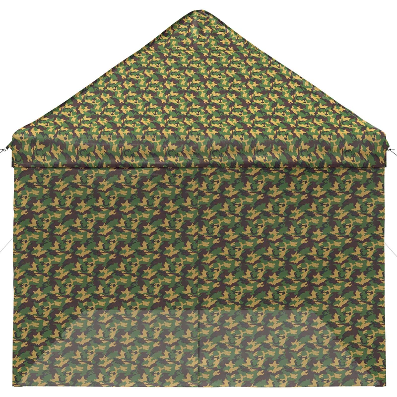 Luifel Tent Met 4 Zijkanten 2,9 X 5,8 M Leger Camouflage
