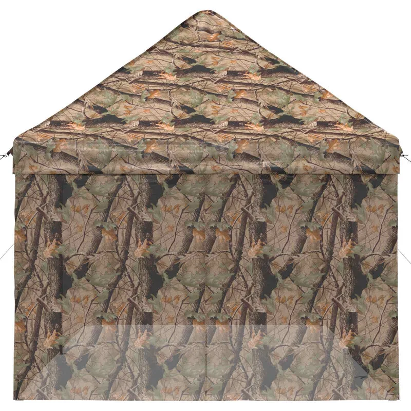 Pop-Up Gazebo Met 4 Zijwanden Bos Camouflage
