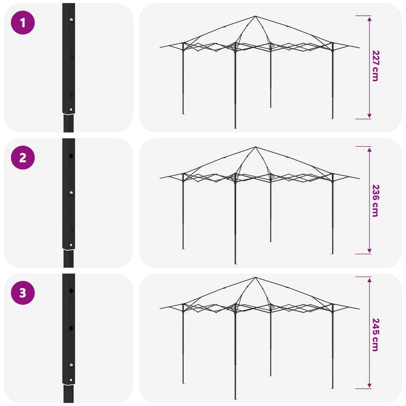 Tuinpaviljoen 3,3 X 3,3 M