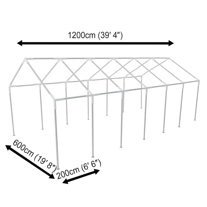 Partytent 12X6 M Wit