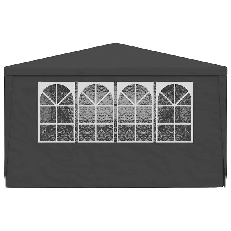 Partytent Met Zijwanden Professioneel 90 G/M² 4X9 M Antraciet