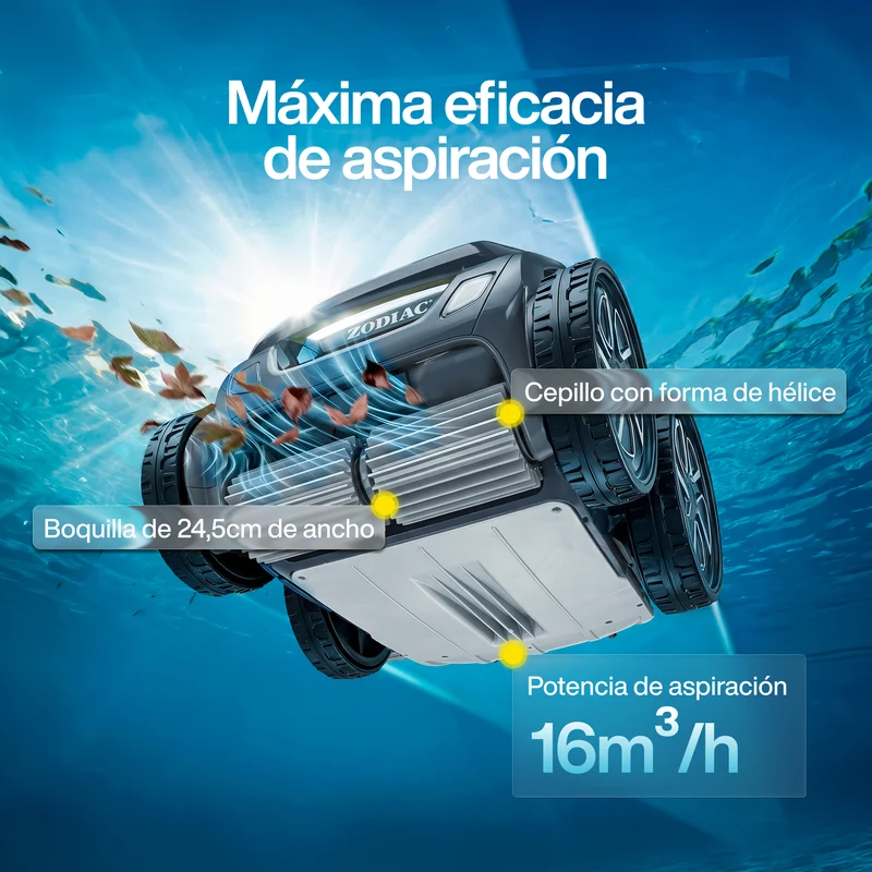Zodiac - Alpha OA 6600 iQ Robot limpiafondos con cable para piscina