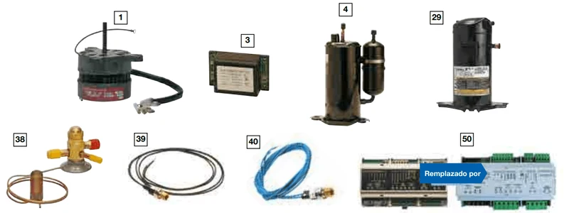 Desumidificador Sirocco e DT 850DT 800, 850 e 850E ZODIAC - Recambios