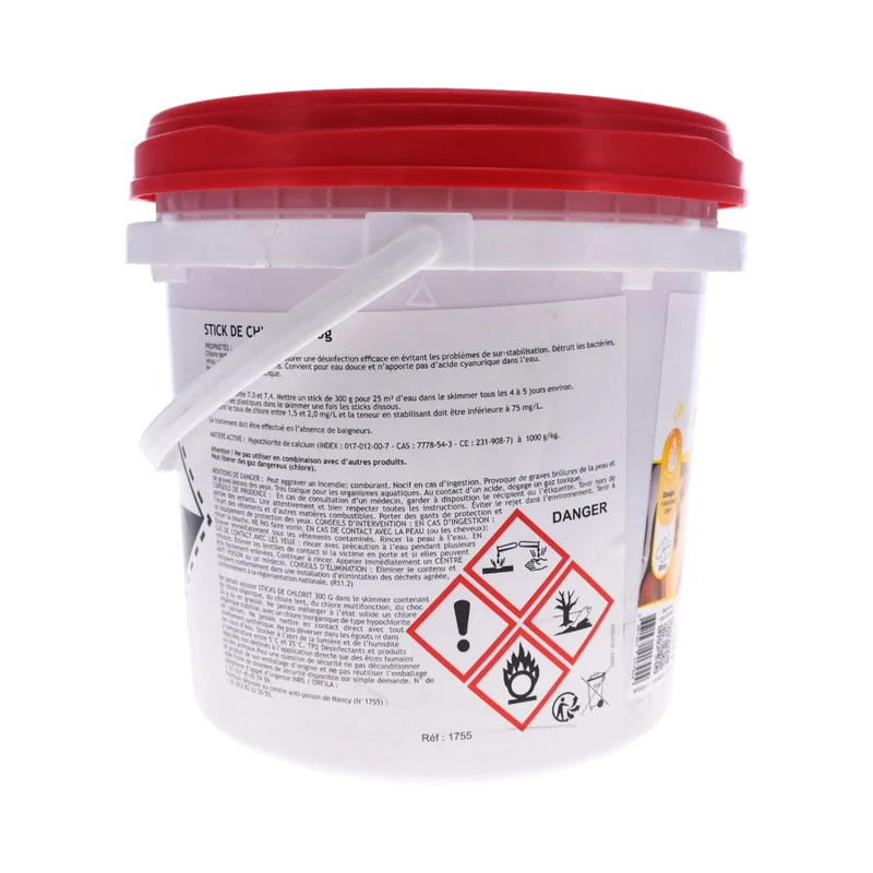 Non-Stabilized Chlorine Sticks (300g Chlorit sticks) - 5,4kg