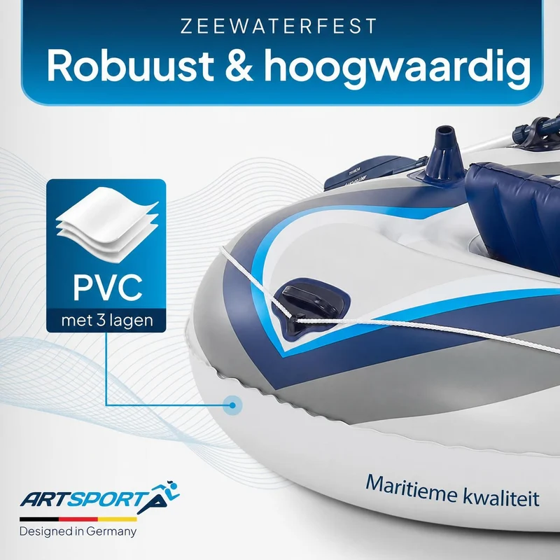 Bateau gonflable 3,22 m – avec 2 bancs