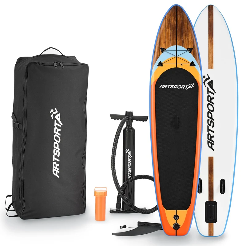 Stand up paddle gonflable – set complet avec sac et accessoires