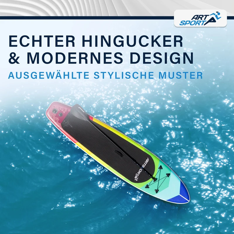 Stand up paddle gonflable – set complet avec sac et accessoires