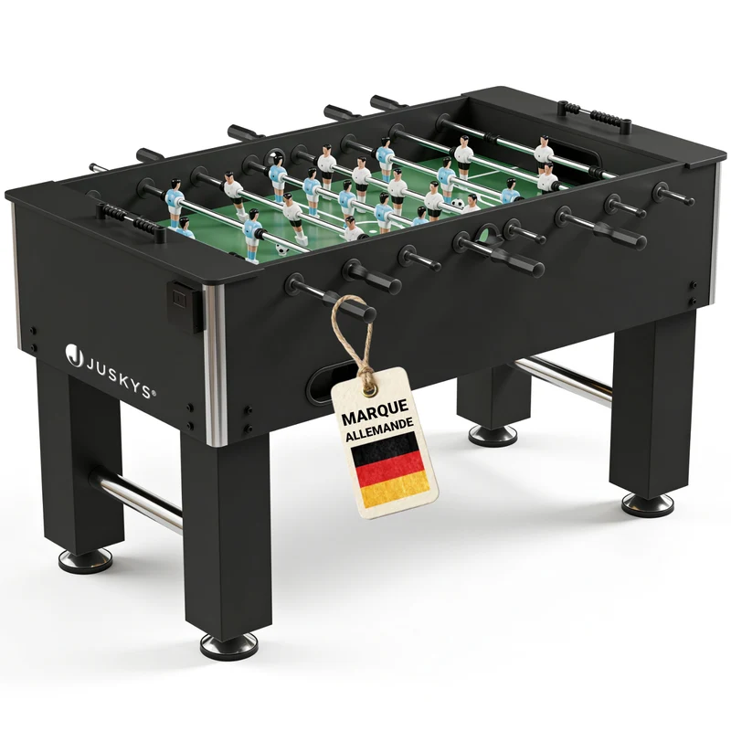 Baby-foot Wuzzler avec porte-gobelets – noir
