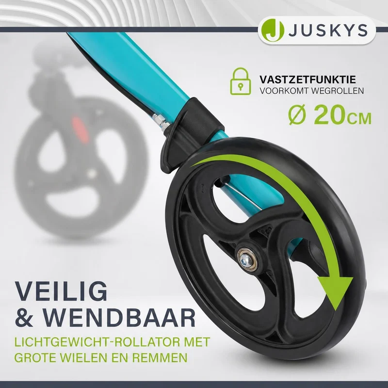 Déambulateur en aluminium Vital – pliable, avec siège et sac à provisions – jusqu'à 130 kg