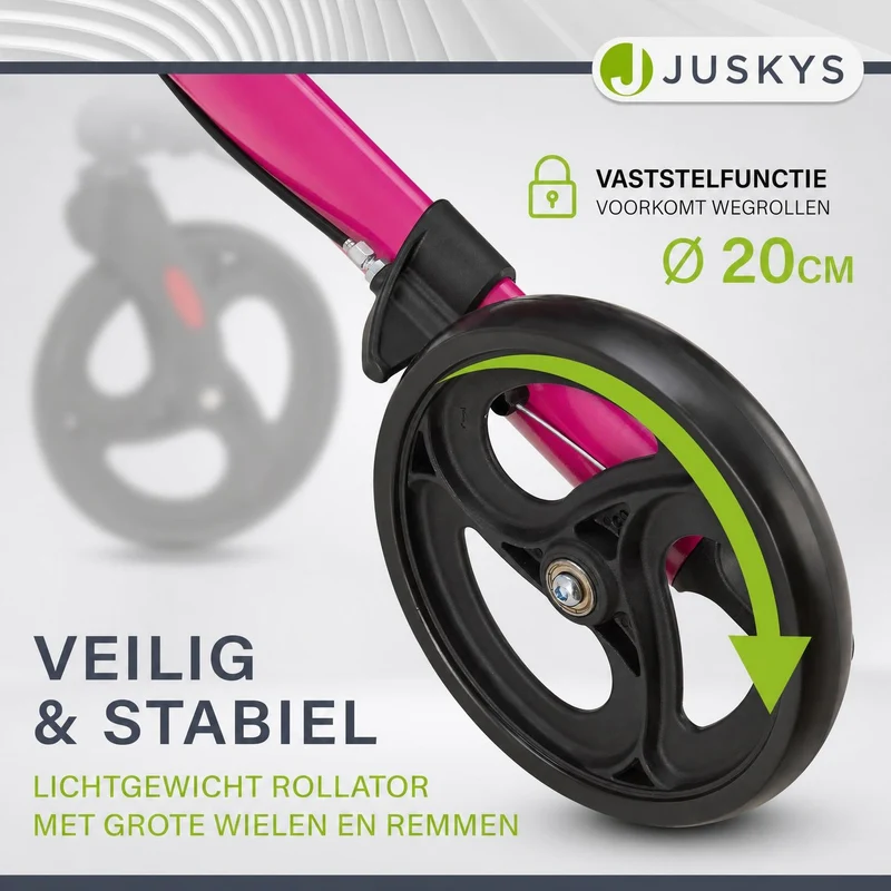Déambulateur en aluminium Vital – pliable, avec siège et sac à provisions – jusqu'à 130 kg