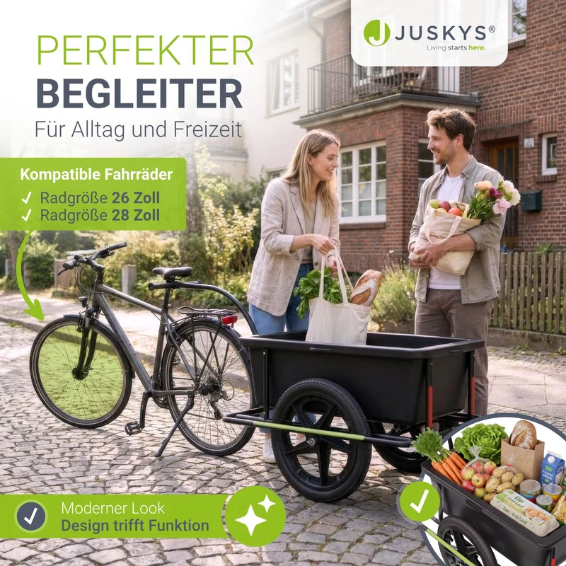 Remorque de transport / remorque à vélo 90 litres