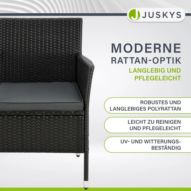 Banc en polyrotin Monaco