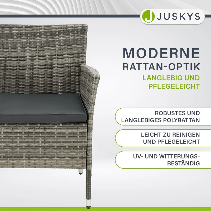 Banc en polyrotin Monaco