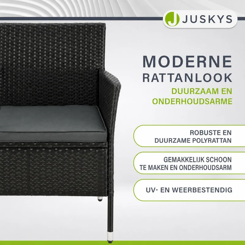 Banc en polyrotin Monaco