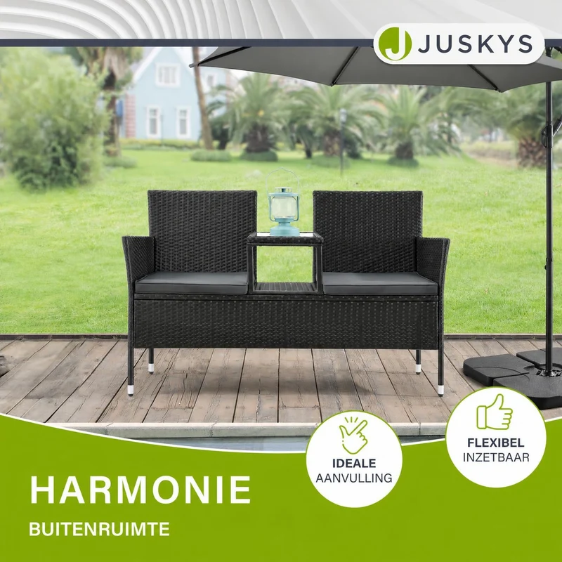 Banc en polyrotin Monaco