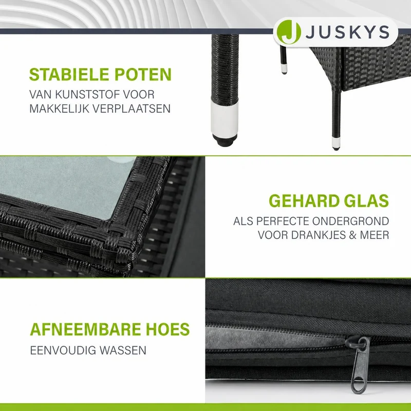 Banc en polyrotin Monaco
