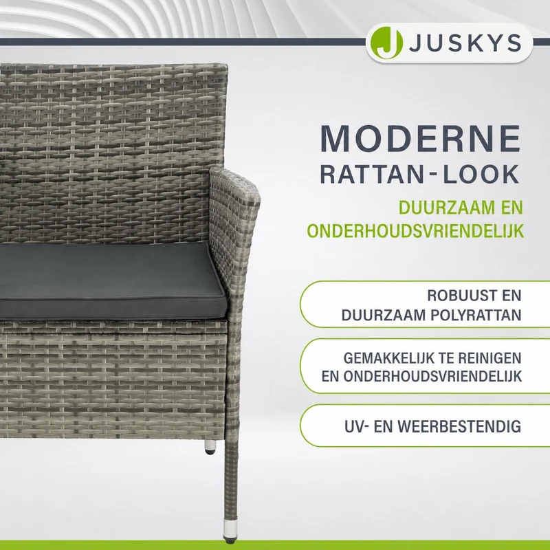 Banc en polyrotin Monaco