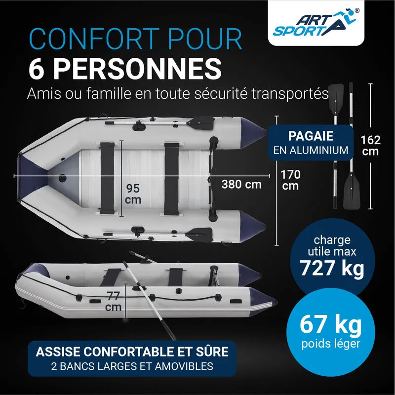Bateau pneumatique 3,80 m