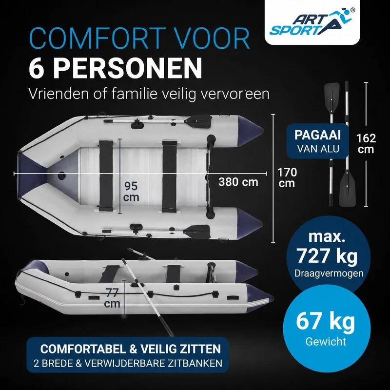 Bateau pneumatique 3,80 m