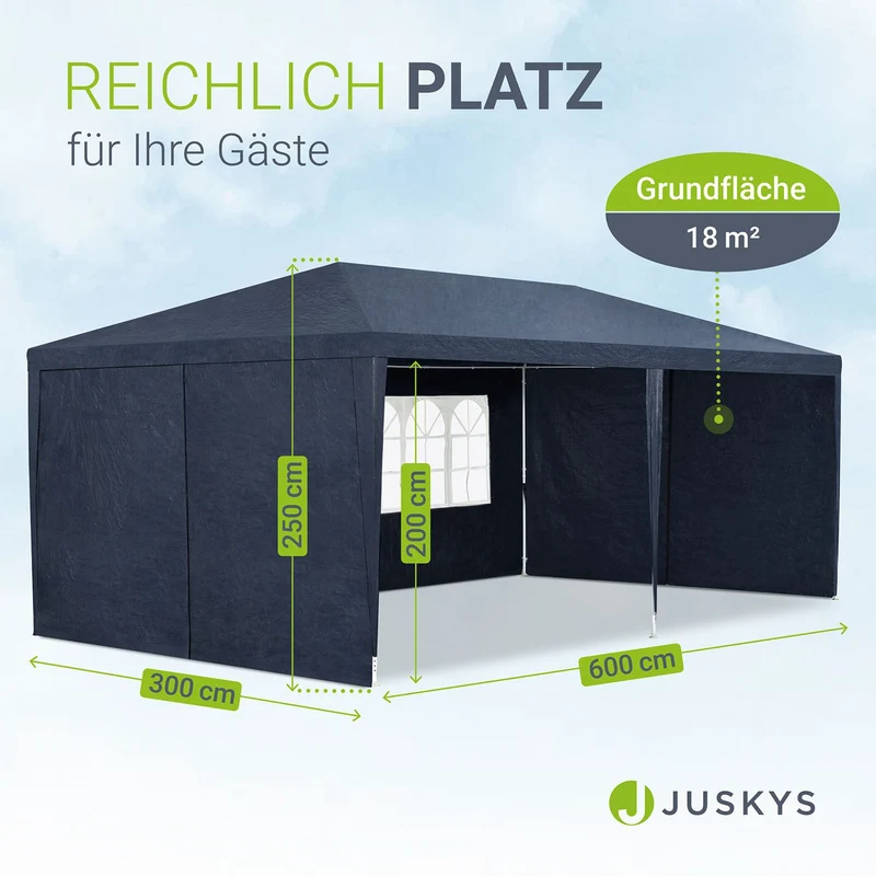 Tente de fête 3x6 m