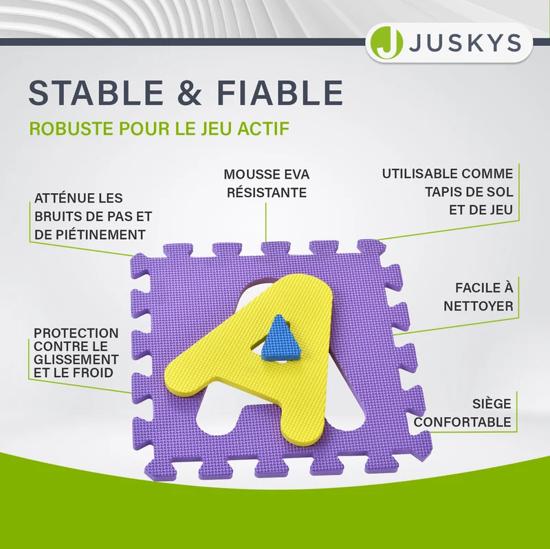 Tapis puzzle pour bébés et enfants