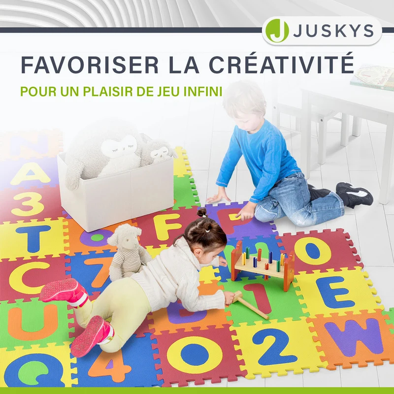 Tapis puzzle pour bébés et enfants