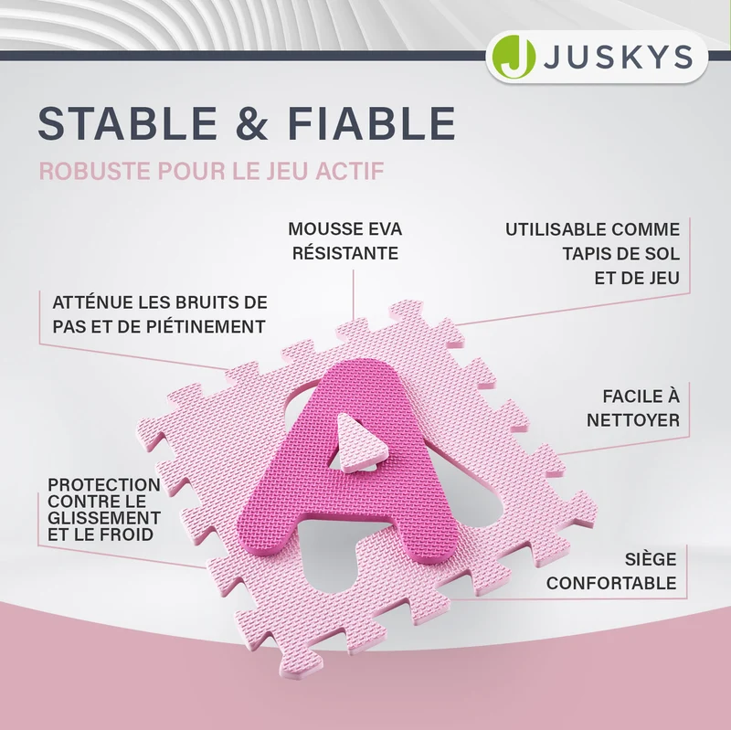 Tapis puzzle pour bébés et enfants