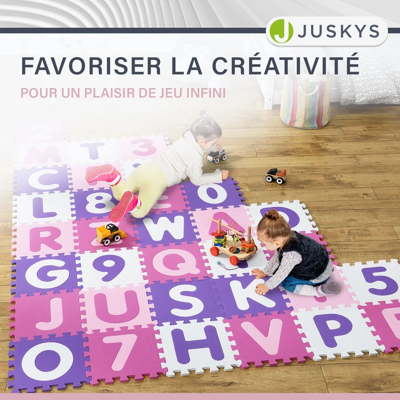 Tapis puzzle pour bébés et enfants