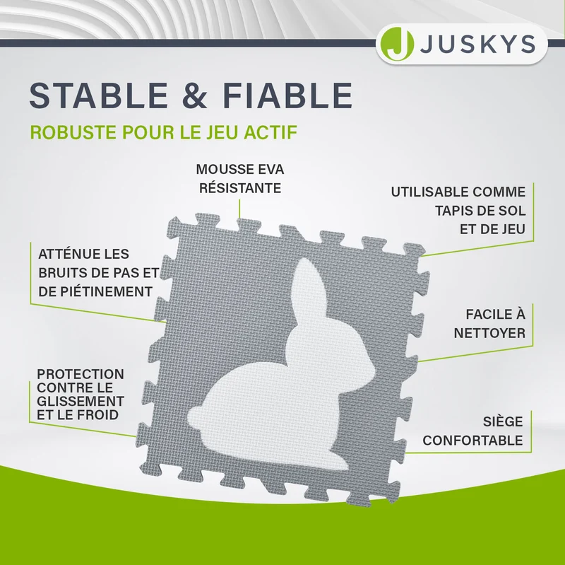 Tapis puzzle pour bébés et enfants