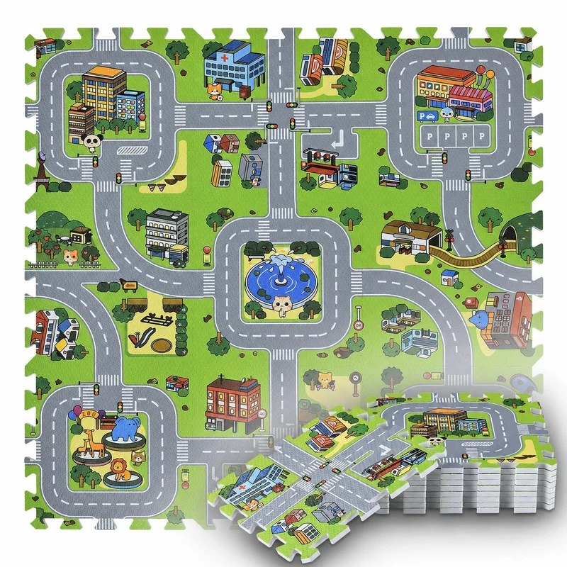 Tapis puzzle pour bébés et enfants