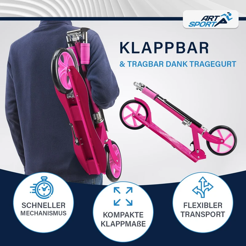 Trottinette enfant dès 3 ans – roues XXL et frein