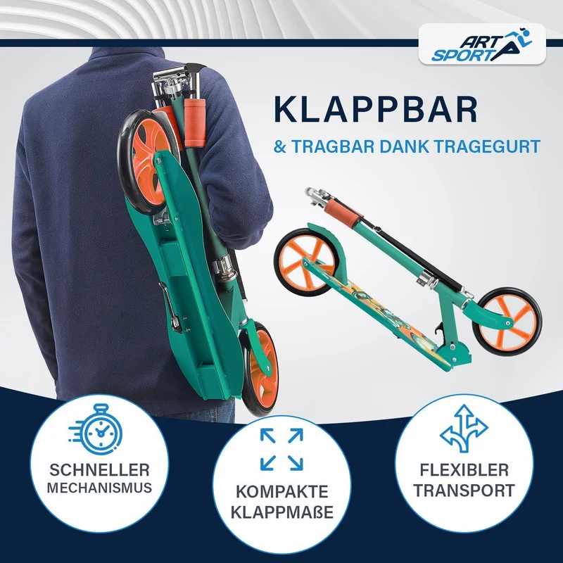 Trottinette enfant dès 3 ans – roues XXL et frein