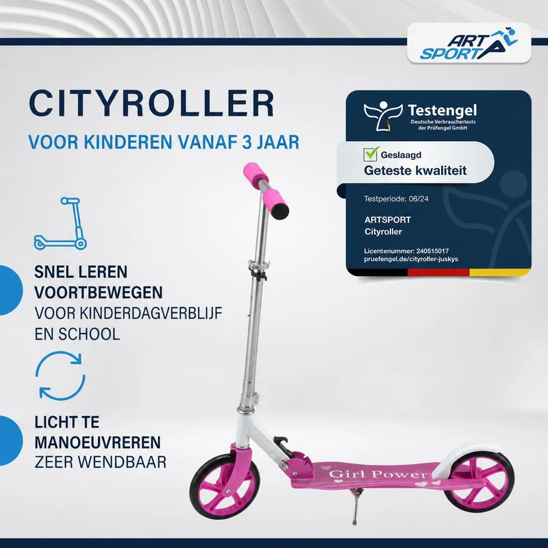 Trottinette enfant dès 3 ans – roues XXL et frein