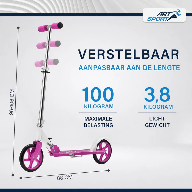 Trottinette enfant dès 3 ans – roues XXL et frein