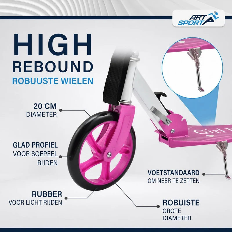 Trottinette enfant dès 3 ans – roues XXL et frein