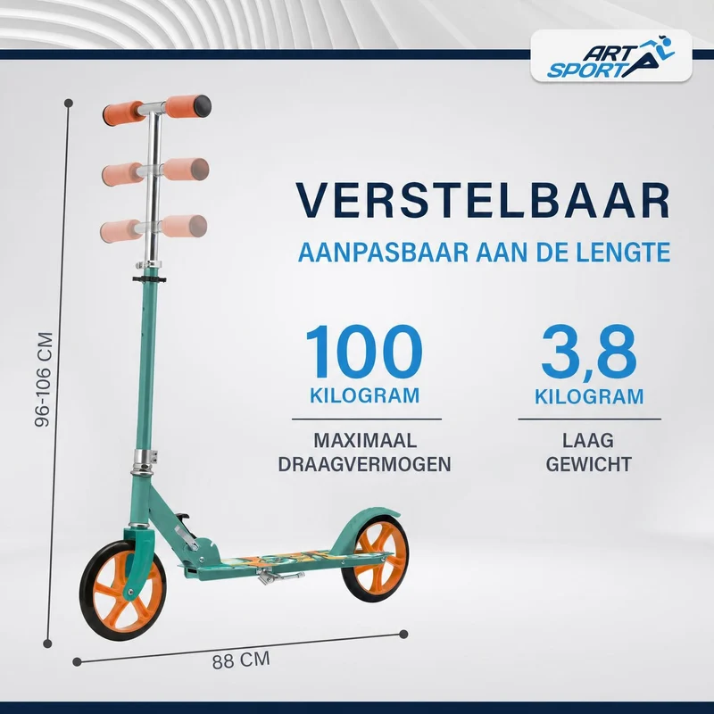 Trottinette enfant dès 3 ans – roues XXL et frein